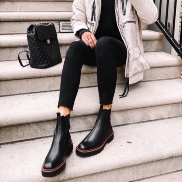 Sam Edelman Shoes - Sam Edelman by Anthropologie 🍁Chelsea  leather boots 10